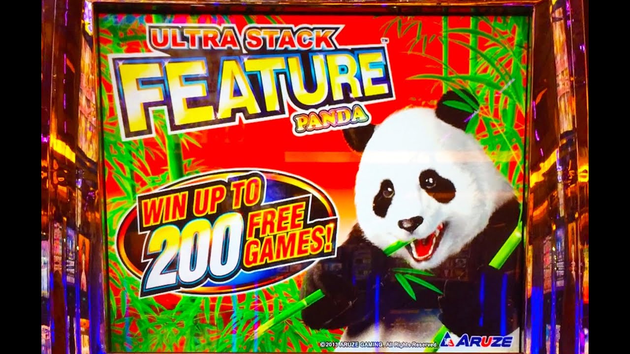Rising panda slot machine casino game